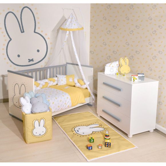 Miffy Baby Dowry Set 7pc Plan 54 Mustard with Dome στο Bebe Maison