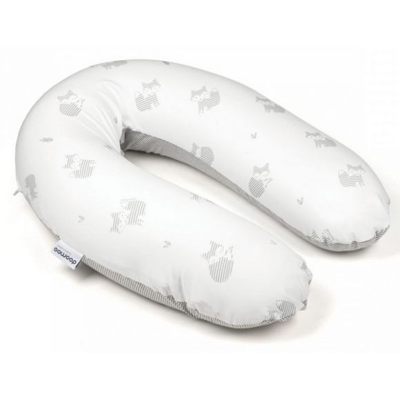 Doomoo Buddy Fox Gray Breastfeeding Pillow στο Bebe Maison