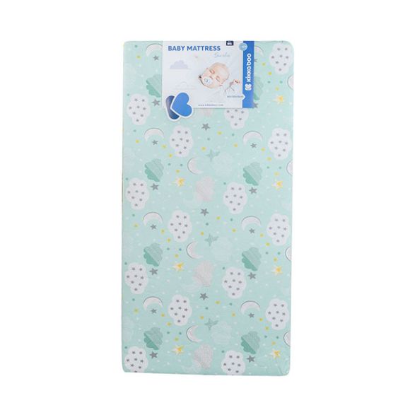 Βρεφικό στρώμα Kikka Boo Siesta 60x120 κοκκοφοίνικας Clouds mint στο Bebe Maison