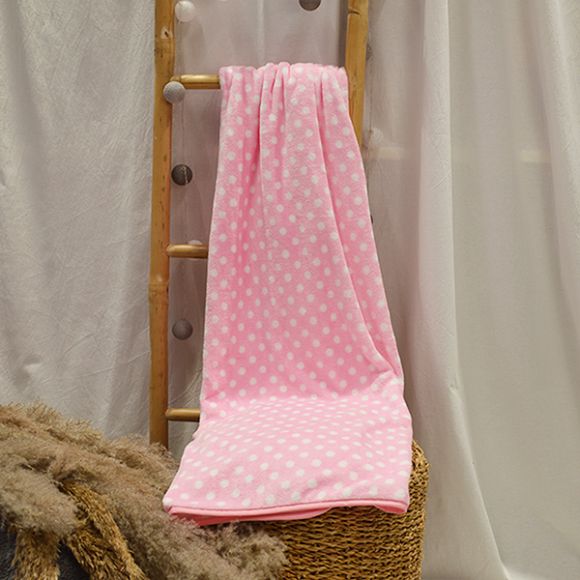 Κουβέρτα βελουτέ κρεβατιού ABO ροζ 100*150 στο Bebe Maison