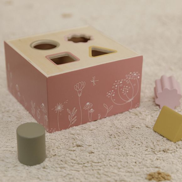 Ξύλινο παιχνίδι Little Dutch ταξινόμησης σχημάτων flower στο Bebe Maison