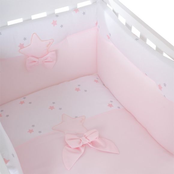 Σετ προίκας Picci 3τμχ σχέδιο Dream Mini rosa στο Bebe Maison