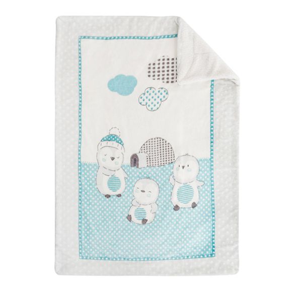 Kikka Boo Pingui Family Blue Hug blanket στο Bebe Maison