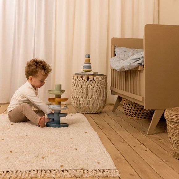 Σπειροειδής διαδρομή Little Dutch με μπαλάκια μπλε στο Bebe Maison