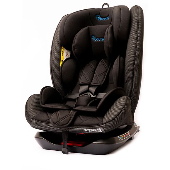 Κάθισμα αυτοκινήτου Dovadi 4 safety 0-36 κιλά isofix 360° total black στο Bebe Maison