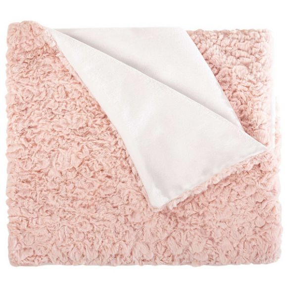 Picci hug fur blanket design Aria pink 68 * 93 cm. στο Bebe Maison