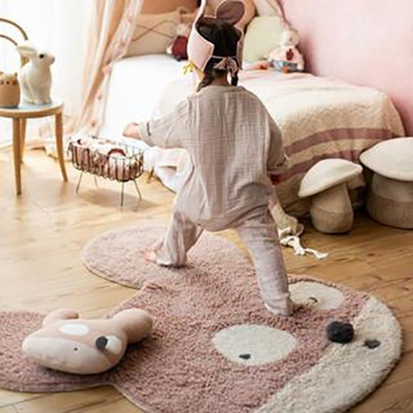 Χαλί δωματίου Lorena Canals woolable miss mighty mouse 100 x 120 εκ. στο Bebe Maison