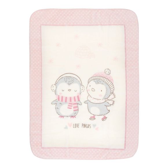 Kikka Boo love pingus pink pink blanket στο Bebe Maison