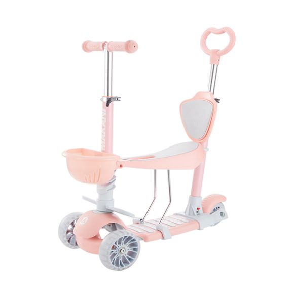 Scooter πατίνι - περπατούρα Kikka Boo 4in1 bon bon candy pink στο Bebe Maison