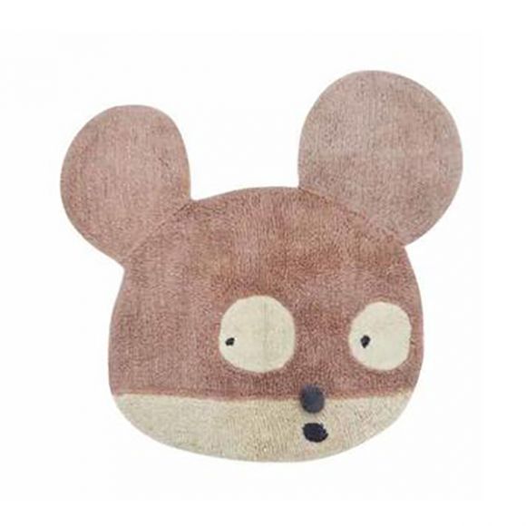 Χαλί δωματίου Lorena Canals woolable miss mighty mouse 100 x 120 εκ. στο Bebe Maison