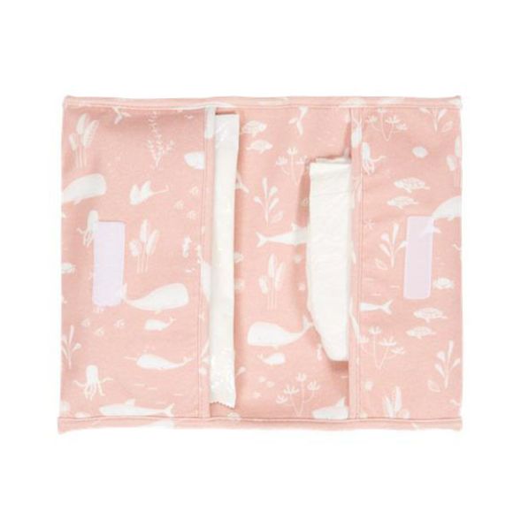 Portable case for diapers Little Dutch ocean pink 31x25 στο Bebe Maison