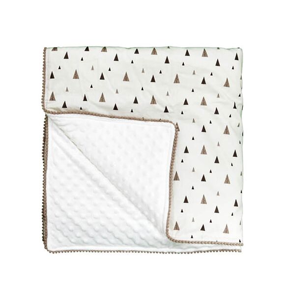 Bebe Stars fleece blanket with pom-pom fox στο Bebe Maison