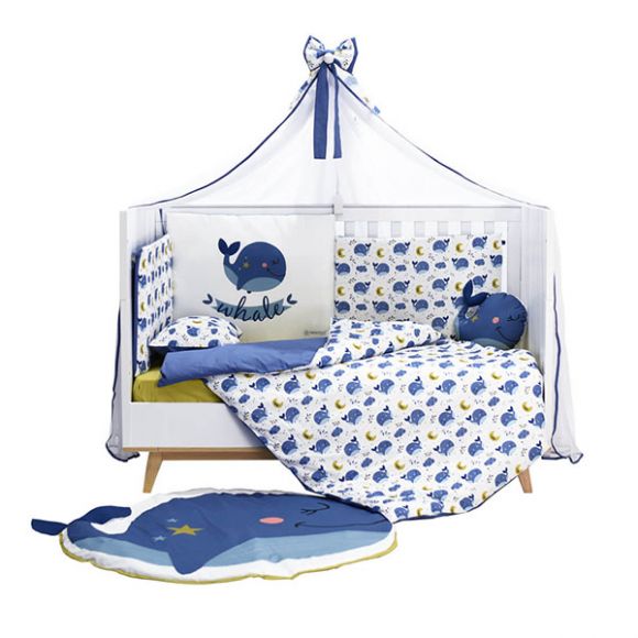 Παιδικό χαλάκι Bebe Stars whale 94×130 στο Bebe Maison