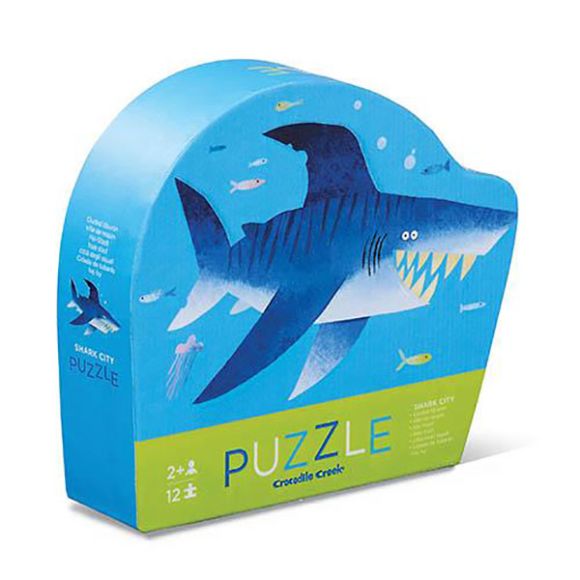 12-piece Crocodile Creek shark puzzle στο Bebe Maison