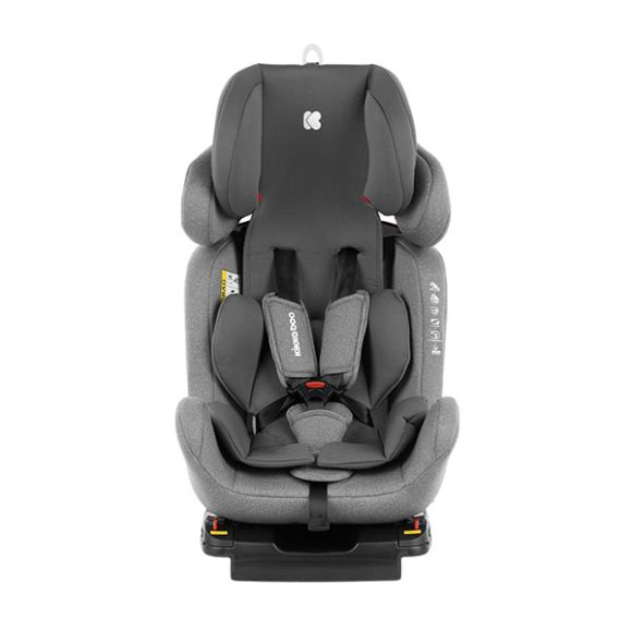 Παιδικό κάθισμα αυτοκινήτου Kikka Boo 4 Safe Isofix+ 0-36kg γκρι ανοιχτό στο Bebe Maison