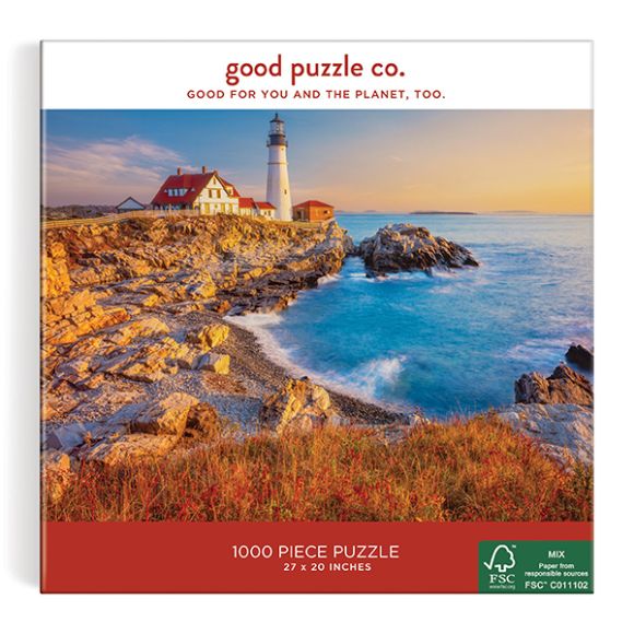 Παζλ Good Puzzle Company 1000 κομματιών lighthouse in maine στο Bebe Maison