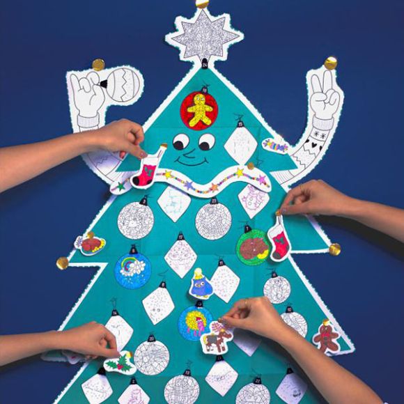 Αφίσα γίγας ΟΜΥ για ζωγραφική χριστουγεννιάτικο δέντρο στο Bebe Maison