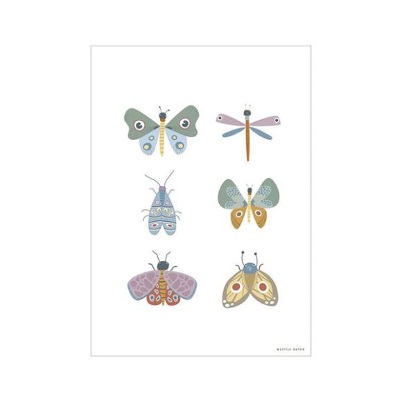 Poster Little Dutch A3 butterfly στο Bebe Maison