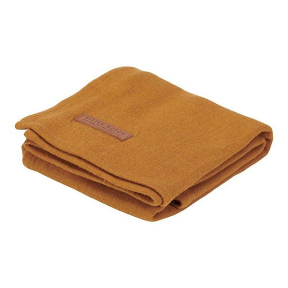 Κουβερτάκι αγκαλιάς - ύπνου pure ochre spice 120X120εκ. στο Bebe Maison