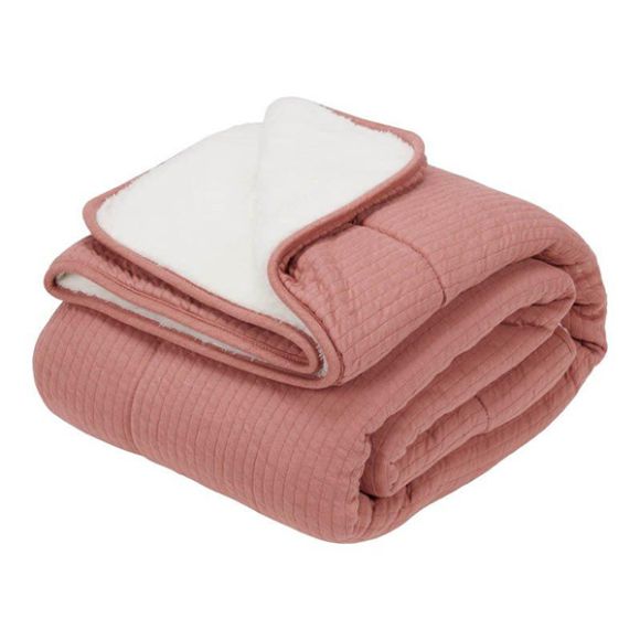 Βρεφική κουβέρτα κρεβατιού Little Dutch pure pink blush 110x140 στο Bebe Maison