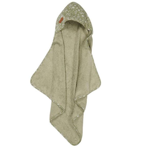 Bathrobe Napkin Little Dutch wild flowers olive 75 x 75 στο Bebe Maison