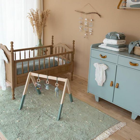 Χαλί δωματίου Little Dutch dot pure mint 120X170 στο Bebe Maison