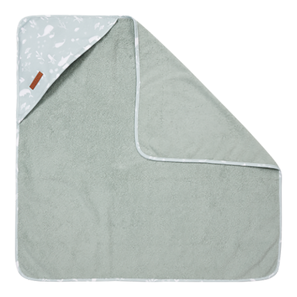 Μπουρνουζοπετσέτα Little Dutch ocean mint 75 x 75 στο Bebe Maison