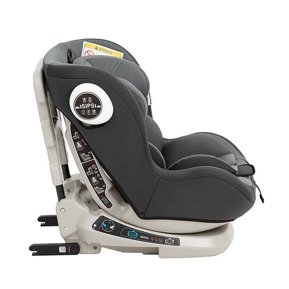 Παιδικό κάθισμα αυτοκινήτου Kikka Boo Twister 0-25 kg με isofix grey στο Bebe Maison