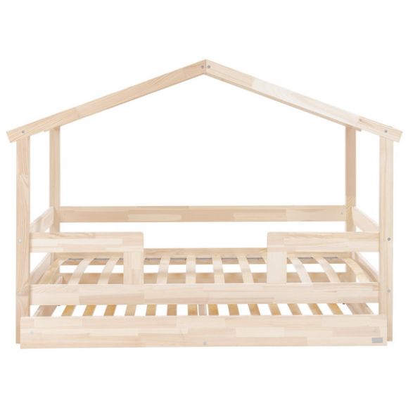 Children&#39;s bed Picci Montessorri Cottage natural with tortora dowry set 99x194.50x139 στο Bebe Maison