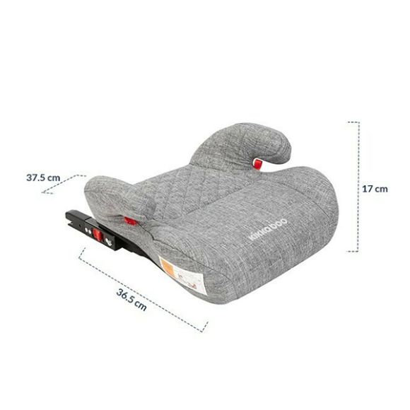 Baby car seat booster kikka boo groovy 15-36kg isofix black στο Bebe Maison