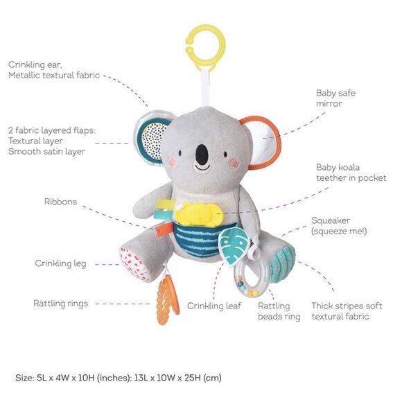 Παιχνίδι δραστηριοτήτων Taf Toys Kimmy Koala activity doll στο Bebe Maison