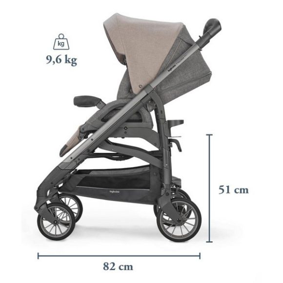 Πολυκαρότσι 3 σε 1 Inglesina Trilogy System Quattro Antigua Blue City Titanium στο Bebe Maison