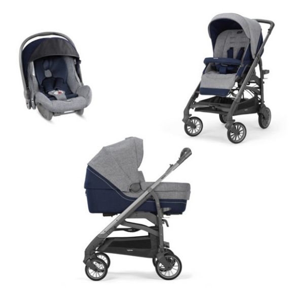 Πολυκαρότσι 3 σε 1 Inglesina Trilogy System Quattro Antigua Blue City Titanium στο Bebe Maison