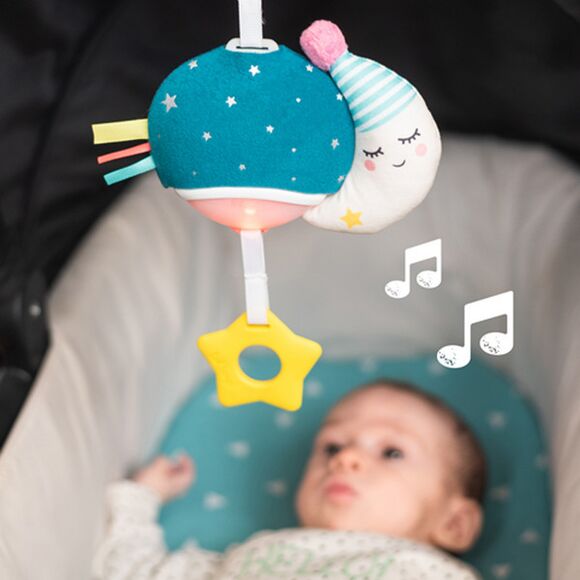 Βρεφικό κρεμαστό παιχνίδι με φωτάκι Taf Toys Musical Mini Moon στο Bebe Maison