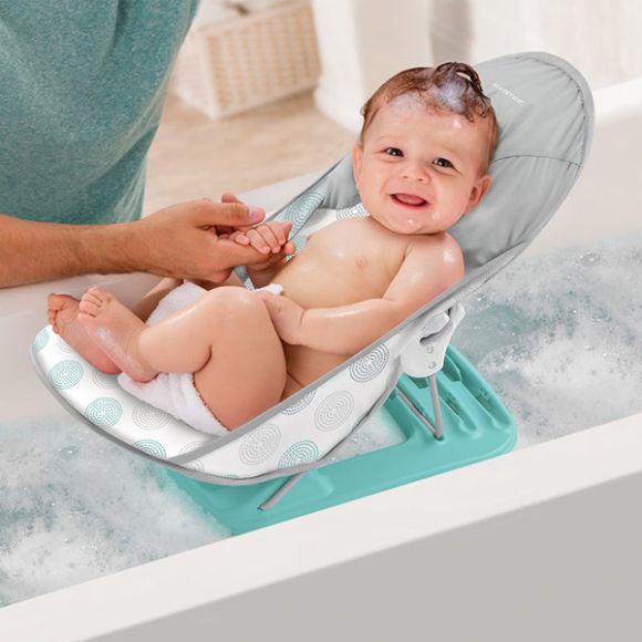 Κάθισμα μπάνιου Summer Infant Deluxe baby bather dashed dots στο Bebe Maison