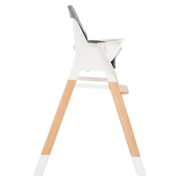 Kikkaboo Modo food chair with wooden legs Gray στο Bebe Maison