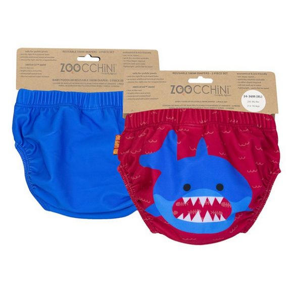 Βρεφικά μαγιό 2 τμχ Zoocchini Blue Sharks 12-24μ στο Bebe Maison