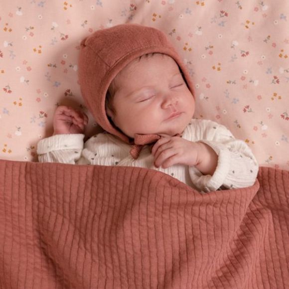 Κουβέρτα καλοκαιρινή Little Dutch Pure Pink Blush  100 x 70 στο Bebe Maison