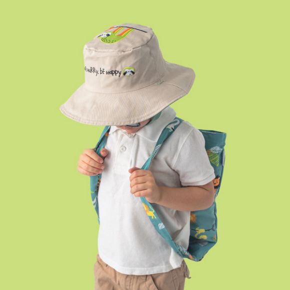 Παιδικό καπέλο διπλής όψης με UPF 50+ FlapJackKids Λιονταράκι 2-4 ετών 54 cm στο Bebe Maison