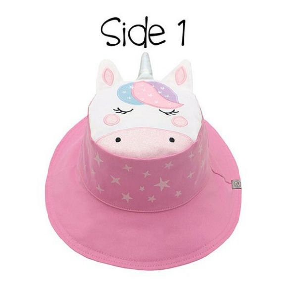 Παιδικό καπέλο διπλής όψης με UPF 50+ FlapJackKids Unicorn/Star 2-4 ετών 54cm στο Bebe Maison