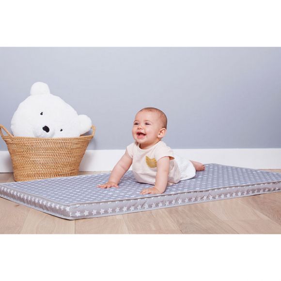 Στρωματάκι δαπέδου Baby to Love Floor Mattress White stars στο Bebe Maison