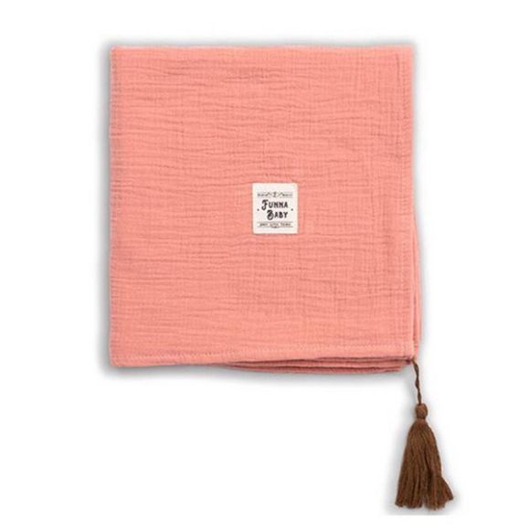 Πολυχρητστική μουσελίνα Funna Baby coral pink 80x80 στο Bebe Maison