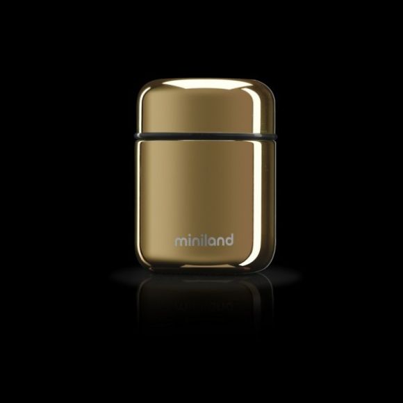 Θερμός φαγήτου Miniland Deluxe mini gold 280ml στο Bebe Maison