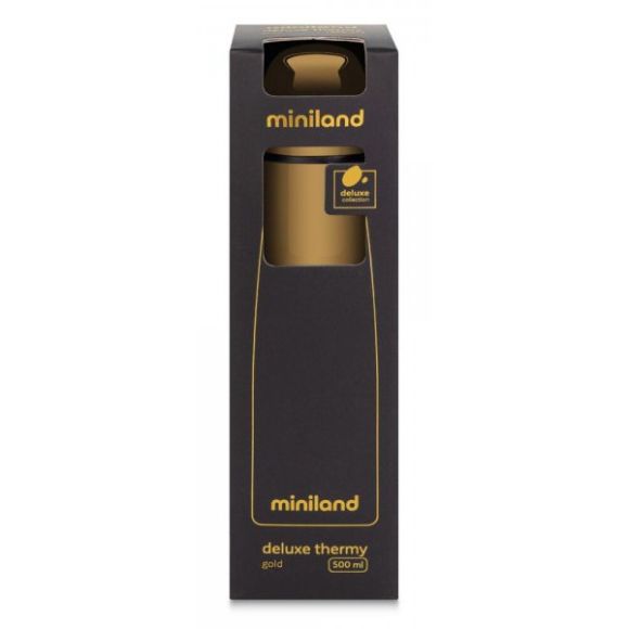 Food and liquid thermos Miniland Thermetic Deluxe gold 500ml στο Bebe Maison