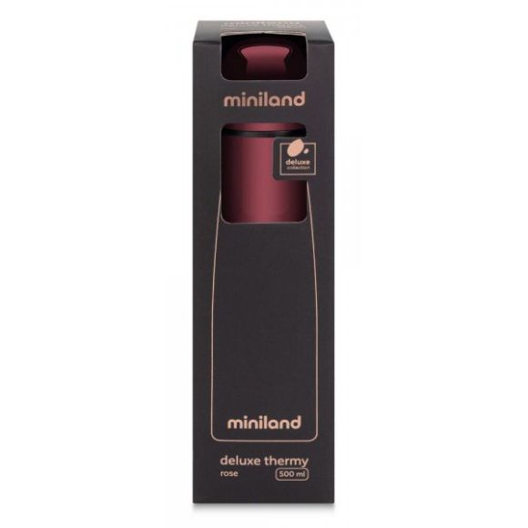 Θερμός φαγητού και υγρών Miniland Thermetic Deluxe rose gold 500ml στο Bebe Maison