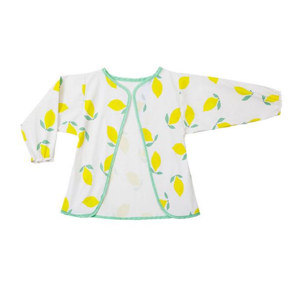 Bib and apron Baby to love waterproof with Lemon sleeves στο Bebe Maison