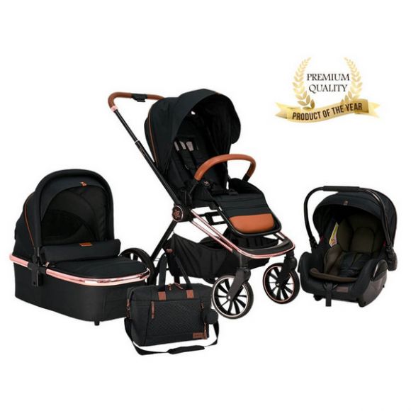 Πολυκαρότσι 3 σε 1 Bebe Stars Jewel volcano black στο Bebe Maison