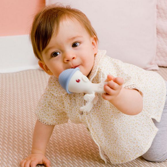 Μασητικό 3D Baby to Love χταπόδι pale blue στο Bebe Maison