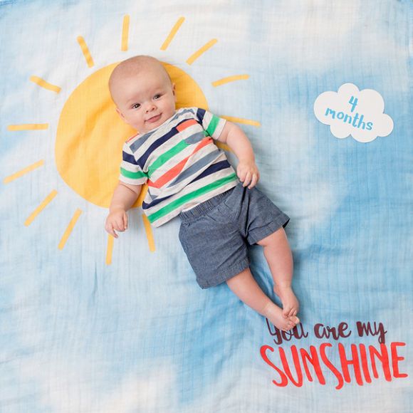 Βρεφικό σετ δώρου με milestones Lulujo You are my sunshine στο Bebe Maison