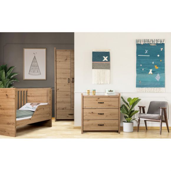 Ολοκληρωμένο βρεφικό δωμάτιο Klups Amelia oak 120*60cm στο Bebe Maison